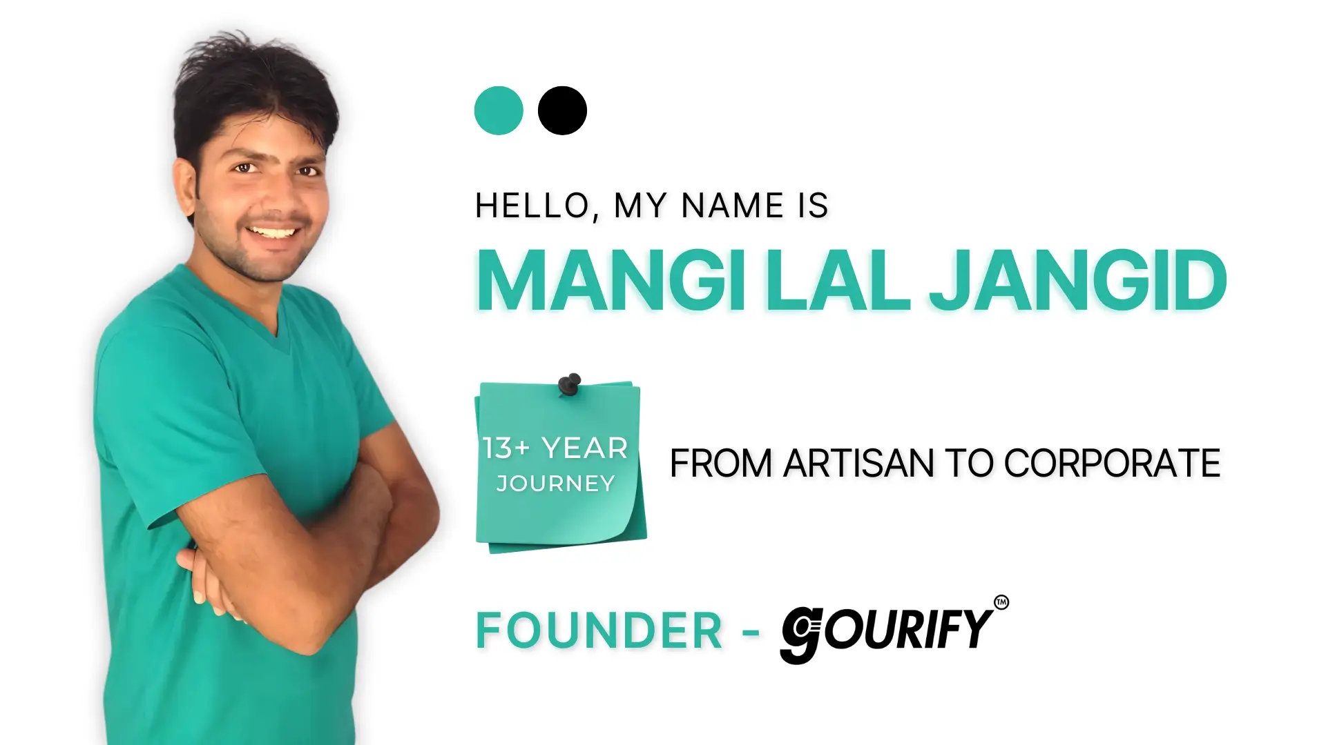 Gourify Founder - Mangi Lal Jangid