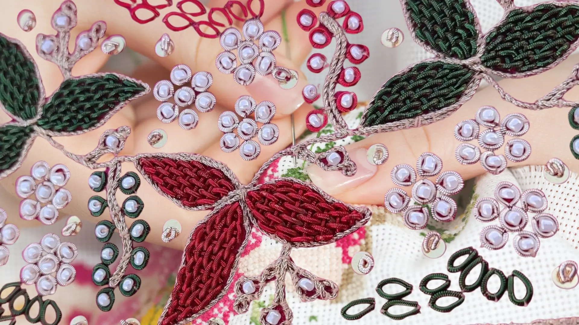 Luxury handmade embroidery work