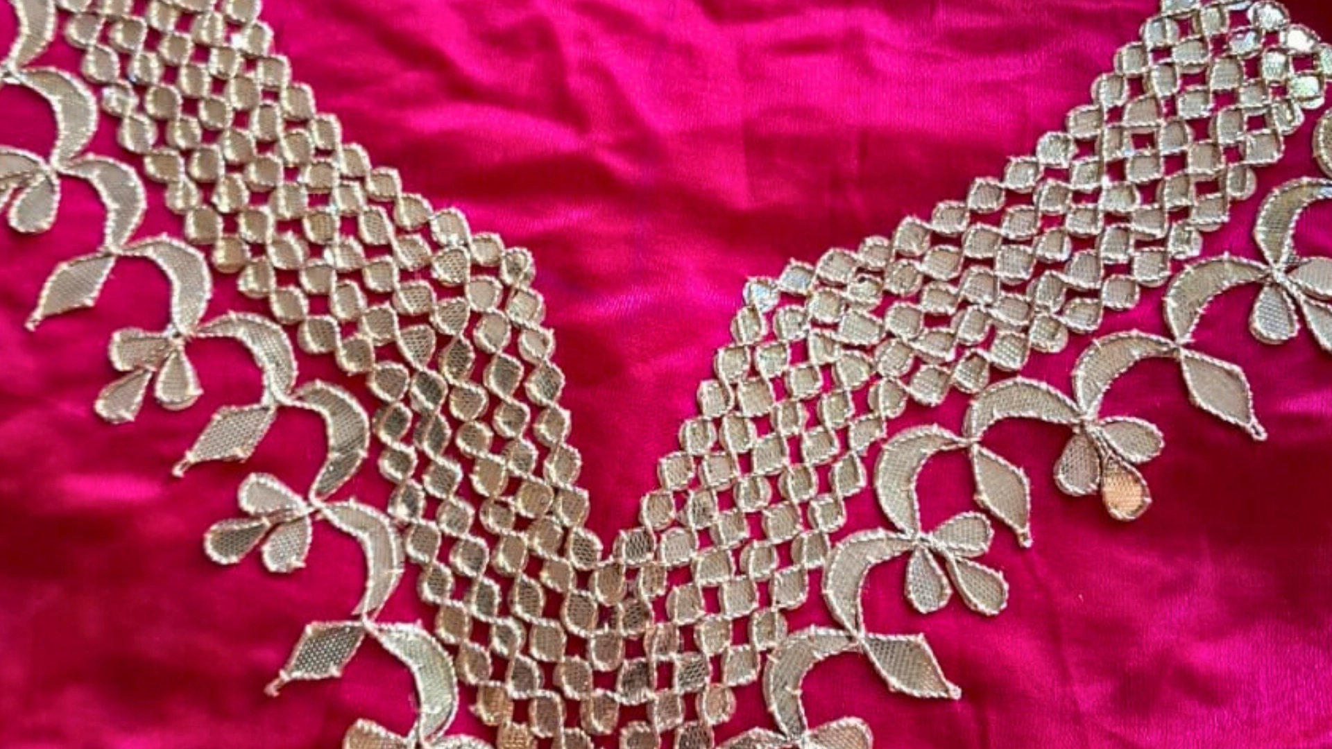 Handwork Neck Design